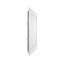 ALGINE ECO 12W CW 230V 120st IP20 IK06 170x170x22mm BIAŁY kwadrat. podtynkowa &