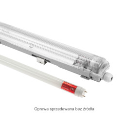 LIMEA LED TUBE SLIM HERMETYK G13 1x60 250V IP65 710x65x63 mm SZARY