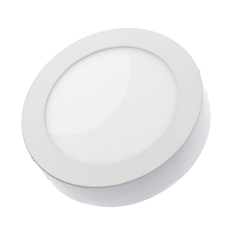 ALGINE ECO LED ROUND 230V 12W IP20 CW SUFITOWE biała ramka NATYNKOWA