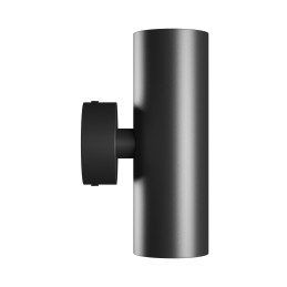 SQUALLA VARIOSA TUBO 2XGU10 KINKIET 230V IP20 55X160X90MM CZARNY OKRĄGŁA