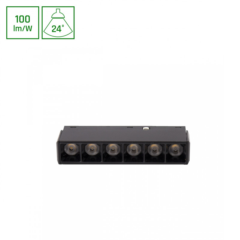 SYSTEM SHIFT BASIC - GRID XS oprawa liniowa 110mm 6W 3000K czarny