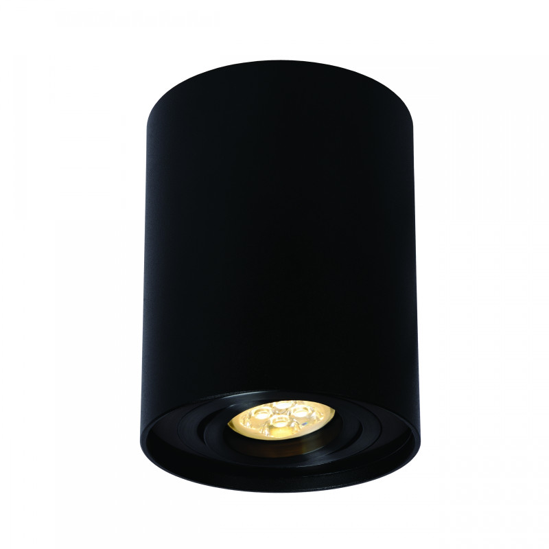 CHLOE GU10 NATYNKOWA GU10 250V IP20 94x125mm CZARNY OKRĄGŁA RUCHOMA