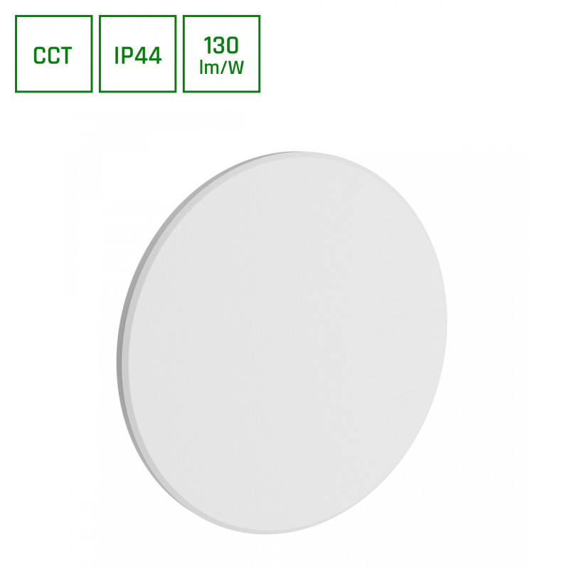 PIATTA 18W CCT 230V IP44 250x47MM BIAŁY OKRĄGŁA ELEWACYJNA