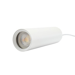 MADARA MINI II GU10 ZWIS BAZA 230V IP20 fi55*200 mm BIAŁY kabel 1m