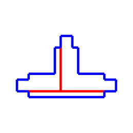 SPS 2 ŁĄCZNIK T2 PRAWY CZARNY SPECTRUM T-R2