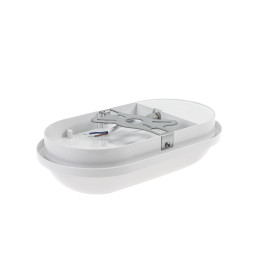 TECHNIC LAMP KANAŁOWA 20W NW 230V 120st IP54 IK07 270x145x70mm BIAŁY owalna czujnik ruchu PIR