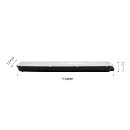 LIMEA GIGANT HERMETYK 600mm 20W NW 230V 120ST IP65 IK09 600x72x70mm CZARNY