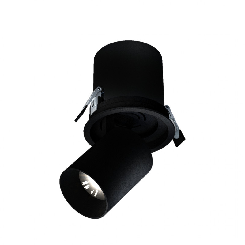 IN OUT - Model M - oprawa wysuwana, 12W, 36°, 100x110 mm, kolor czarny