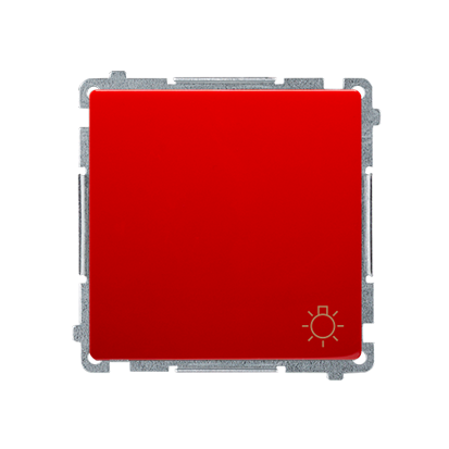 Przycisk "światło" (moduł) 10AX 250V, szybkozłącza, czerwony-253598