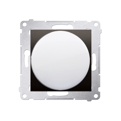 Sygnalizator świetlny LED - światło białe brąz mat, metalizowany-253146