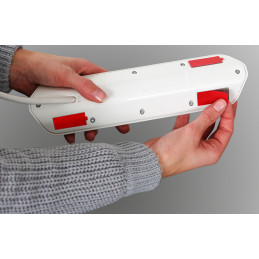 Listwa narożna brennenstuhl®estilo z funkcją ładowania USB 4-kierunkowa 2x kontakt ochronny & 2x Euro srebrno/biały *BE*