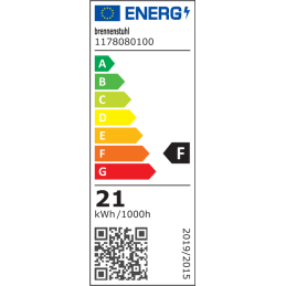 Reflektor LED WS 2050 S, 1680lm, IP44, czarny