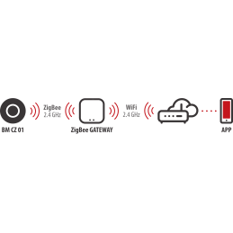 brennenstuhl®Connect Zigbee czujnik ruchu BM CZ 01