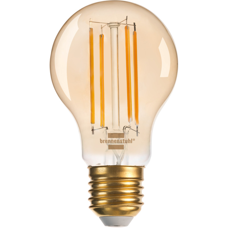 brennenstuhl®Connect WiFi Filament LED Lampa Standardowa E27, 470lm, 4,9W