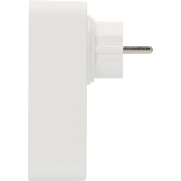 Elektroniczny licznik czasu z USB A i USB C biały/czarny *FR*