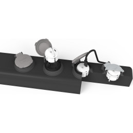 Adapter gniazda USB C 2,4A biały