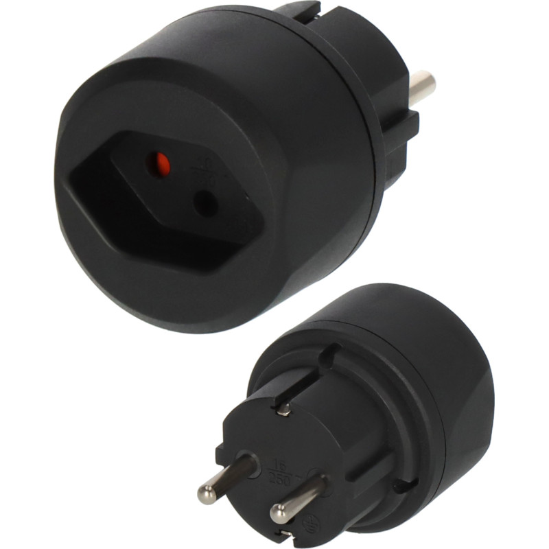 Adapter podróżny Szwajcaria  z uziemieniem