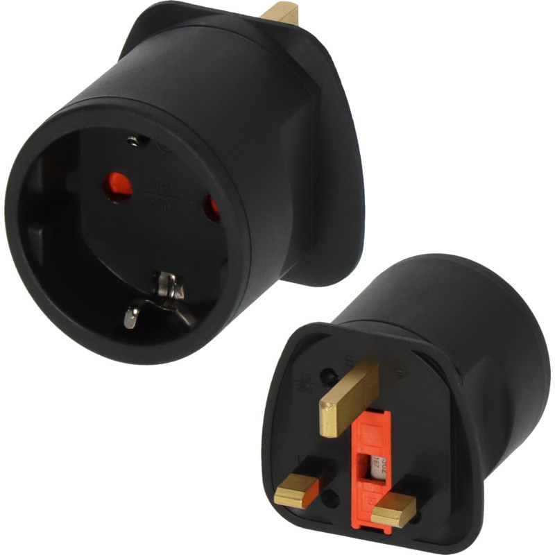 Adapter podróżny zestyk ochronny/Wielka Brytania