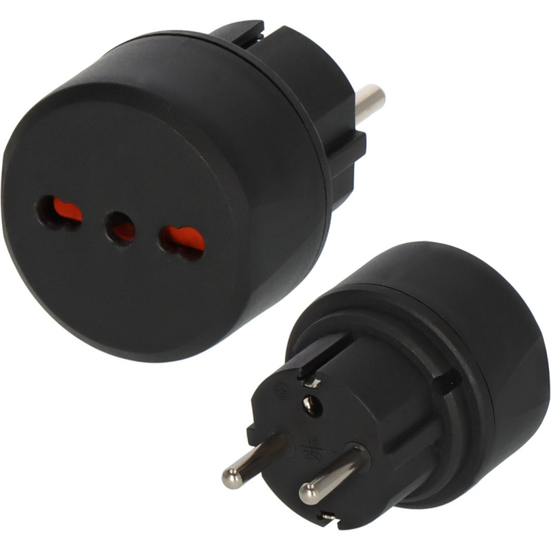 Adapter podróżny Włochy  z uziemieniem