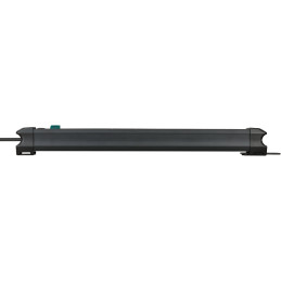 Listwa zasilająca Premium-Line z USB 6-gniazd czarny 3m H05VV-F 3G1,5 *FR/BE*