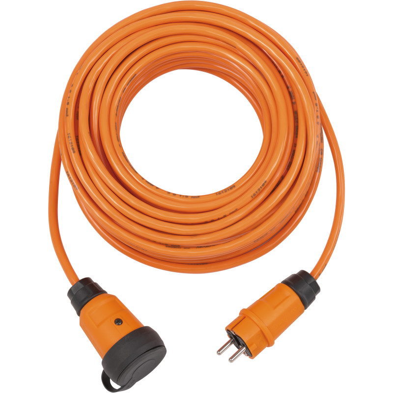Kabel przedłużający professionalLINE VQ 2104 IP44 25m H07BQ-F 3G1,5 Pomarańczowy *BE*