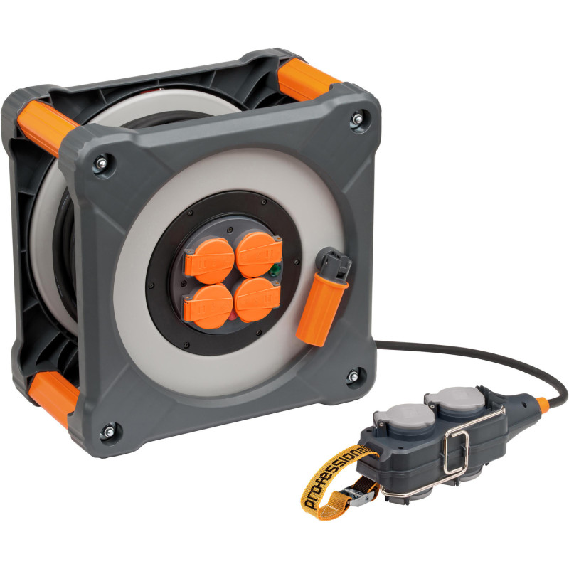 Przedłużacz bębnowy professionalLINE z Powerblock KC 3104 IP44 33+5m H07RN-F 3G1,5 *BE*