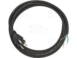Brennenstuhl Przewód elektryczny/ Przewód 3m (kabel w kolorze czarnym, do zastosowań zewnętrznych, IP44)-248226