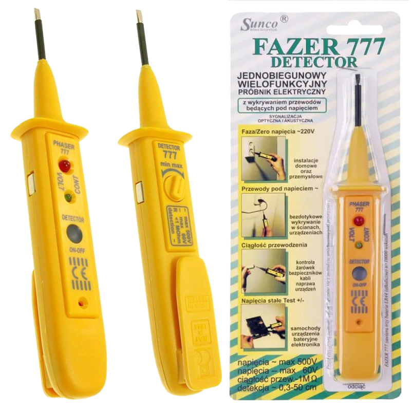 Próbnik napięcia FAZER-777 Sunco
