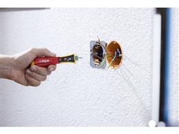 Wiha Próbnik napięcia Volt Detector bezdotykowy, jednobiegunowy, 12–1000 V AC z 2 bateriami AAA (43797)-263520