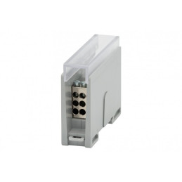 Blok rozdzielczy VBR 150A-9 (1x35 / 9x6) Al/Cu - szary