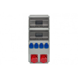 Rozdzielnica CAJA 20M - gniazda 2x16A 5p, 4x230V /20 modułów/ IP44