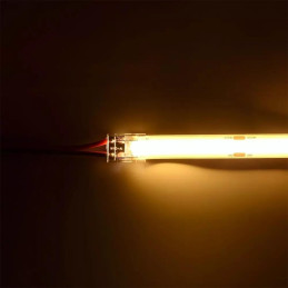 Konektor złączka taśm LED V-TAC przeźroczysta Z przewodami gęste/zwykłe/COB 8mm