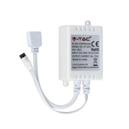 Sterownik taśm LED RGB 72W podczerwień 24 przyciski V-TAC VT-2472