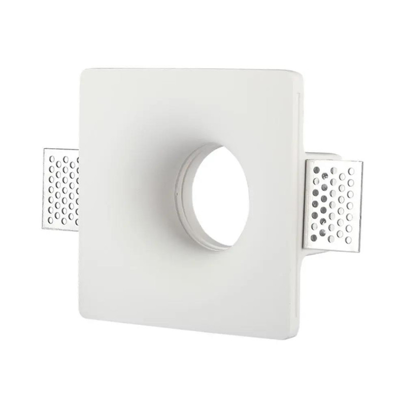 Oczko V-TAC gips GU10 wpuszczane okrągłe 120x120 białe VT-714