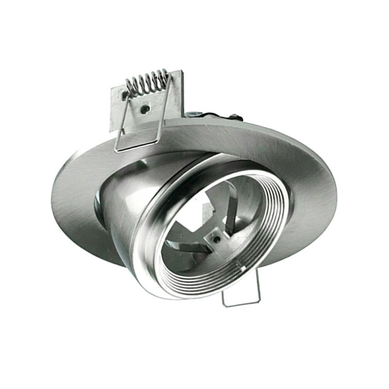 Oczko V-TAC GU10 ruchome uchylna ślimak satyna VT-700S