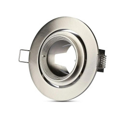 Oczko V-TAC GU10 ruchome uchylna ślimak satyna VT-700S