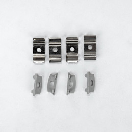 Profil aluminiowy V-TAC 2mb anodowany do taśm LED elastyczny giętki 18x6mm VT-8138