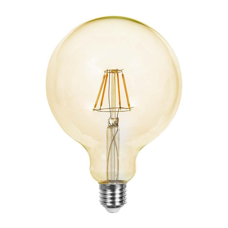 Żarówka LED V-TAC 12W filament E27 kula glob G125 bursztyn VT-2153 2200K 1350lm
