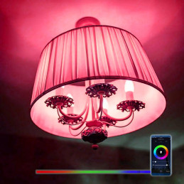 Żarówka LED smart WI-FI V-TAC 11W E27 A60 tuya Alexa Google Home VT-5113-N RGB+2700K-6400K 1055lm
