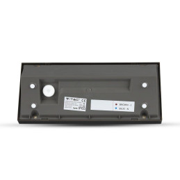 Oprawa ścienna V-TAC 12W LED ukośna czarna IP65 VT-8054 4000K 1250lm