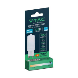 Żarówka LED V-TAC SAMSUNG CHIP 2.2W G9 VT-11033 3000K 200lm 5 Lat Gwarancji