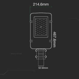 Oprawa uliczna LED V-TAC SAMSUNG CHIP 50W VT-50ST 4000K 5000lm 5 lat gwarancji