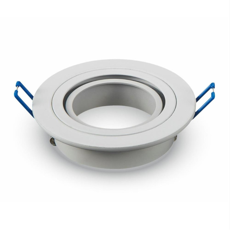 Oczko V-TAC aluminiowe odlew 1xGU10 okrągłe białe VT-782RD-WH