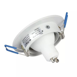 Oczko V-TAC aluminiowe odlew 1xGU10 okrągłe białe VT-782RD-WH