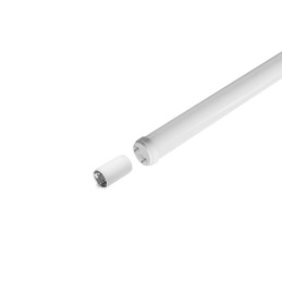 Tuba świetlówka LED T8 szklana V-TAC 120cm 18W z starterem VT-1221 6500K 1850lm 3 lata gwarancji