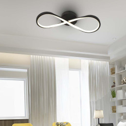 Oprawa sufitowa V-TAC 24W LED czarna VT-7789 3000K 2560lm