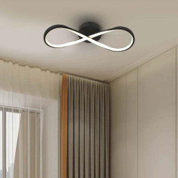 Oprawa sufitowa V-TAC 24W LED czarna VT-7789 3000K 2560lm