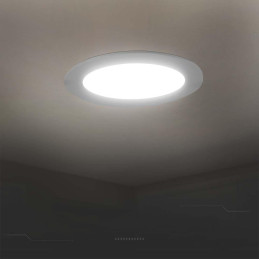 Panel LED V-TAC wpuszczany premium downlight 18W okrągły fi220 VT-61018 6500K 1980lm