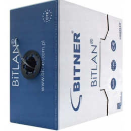 BiTLAN U/UTP cat. 6 350MHz 4x2x0,54 Kabel teleinformatyczny SKRĘTKA SZARA