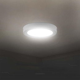 Panel LED V-TAC natynkowy premium downlight 18W okrągły fi215 VT-60018 3000K 1850lm